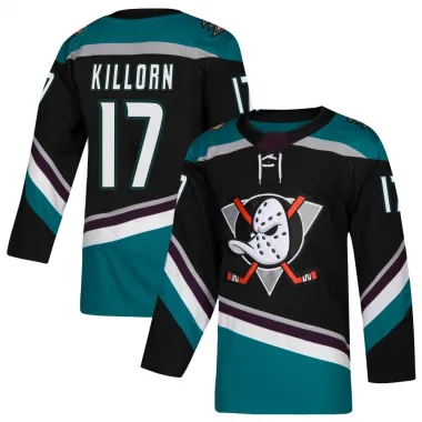 Black Men's Alex Killorn Authentic Anaheim Ducks Teal Alternate Jersey
