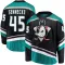Black Men's Beckett Sennecke Breakaway Anaheim Ducks Alternate Jersey