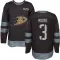 Black Men's Ian Moore Authentic Anaheim Ducks 1917-2017 100th Anniversary Jersey