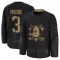 Black Men's Ian Moore Premium Anaheim Ducks 2024 Military Appreciation Practice Jersey
