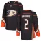 Black Men's Jackson LaCombe Authentic Anaheim Ducks Home Jersey