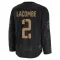 Black Men's Jackson LaCombe Premium Anaheim Ducks 2024 Military Appreciation Practice Jersey