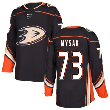 Black Men's Jan Mysak Authentic Anaheim Ducks Home Jersey