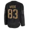 Black Men's Jaxsen Wiebe Premium Anaheim Ducks 2024 Military Appreciation Practice Jersey