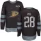 Black Men's Jeffrey Viel Authentic Anaheim Ducks 1917-2017 100th Anniversary Jersey