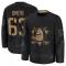Black Men's Konnor Smith Premium Anaheim Ducks 2024 Military Appreciation Practice Jersey