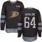 Black Men's Mikael Granlund Authentic Anaheim Ducks 1917-2017 100th Anniversary Jersey