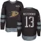 Black Men's Nikita Nesterenko Authentic Anaheim Ducks 1917-2017 100th Anniversary Jersey