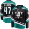 Black Men's Noah Warren Breakaway Anaheim Ducks Alternate Jersey