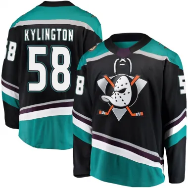 Black Men's Oliver Kylington Breakaway Anaheim Ducks Alternate Jersey