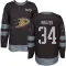 Black Men's Petr Mrazek Authentic Anaheim Ducks 1917-2017 100th Anniversary Jersey