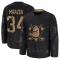 Black Men's Petr Mrazek Premium Anaheim Ducks 2024 Military Appreciation Practice Jersey