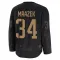 Black Men's Petr Mrazek Premium Anaheim Ducks 2024 Military Appreciation Practice Jersey