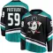 Black Men's Sasha Pastujov Breakaway Anaheim Ducks Alternate Jersey