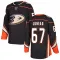Black Men's Tristan Luneau Authentic Anaheim Ducks Home Jersey