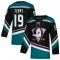 Black Men's Troy Terry Authentic Anaheim Ducks Teal Alternate Jersey