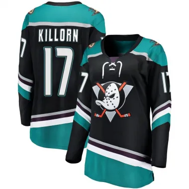 Black Women's Alex Killorn Breakaway Anaheim Ducks Alternate Jersey