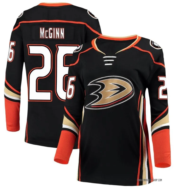 Black Women's Brock McGinn Breakaway Anaheim Ducks Home Jersey