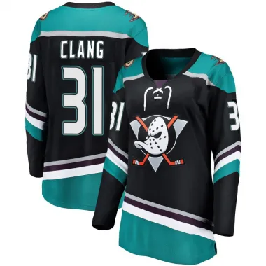 Black Women's Calle Clang Breakaway Anaheim Ducks Alternate Jersey