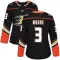 Black Women's Ian Moore Authentic Anaheim Ducks Home Jersey