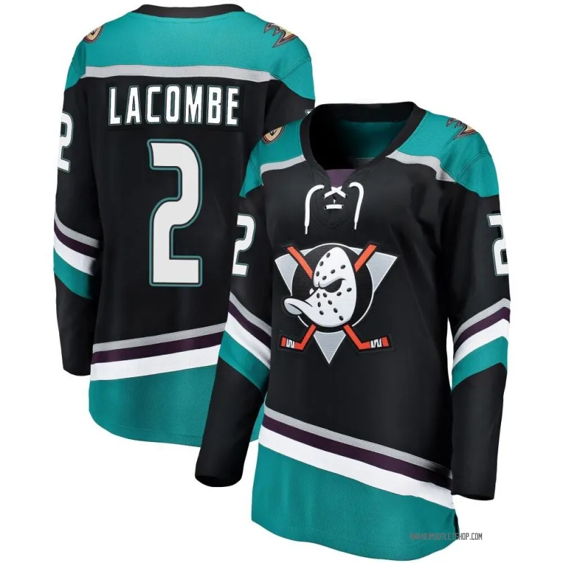Black Women's Jackson LaCombe Breakaway Anaheim Ducks Alternate Jersey