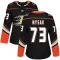 Black Women's Jan Mysak Authentic Anaheim Ducks Home Jersey