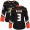Black Women's Kevin Bieksa Authentic Anaheim Ducks Home Jersey