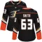Black Women's Konnor Smith Authentic Anaheim Ducks Home Jersey