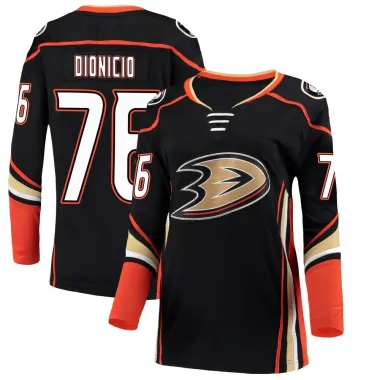 Black Women's Rodwin Dionicio Breakaway Anaheim Ducks Home Jersey