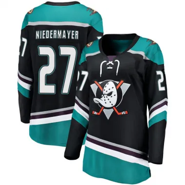 Black Women's Scott Niedermayer Breakaway Anaheim Ducks Alternate Jersey