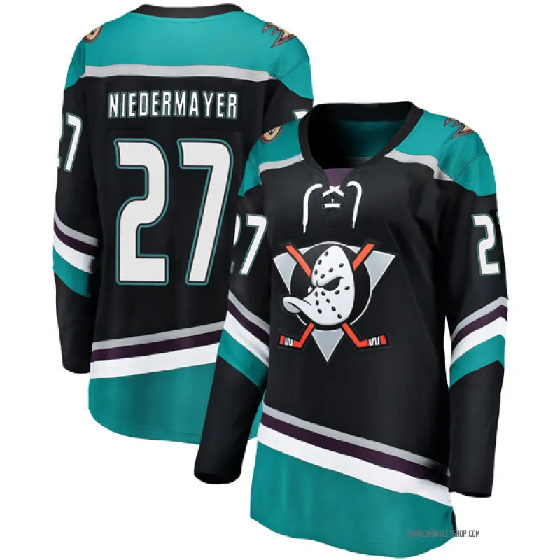 Black Women's Scott Niedermayer Breakaway Anaheim Ducks Alternate Jersey