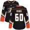 Black Women's Tyson Hinds Authentic Anaheim Ducks Home Jersey