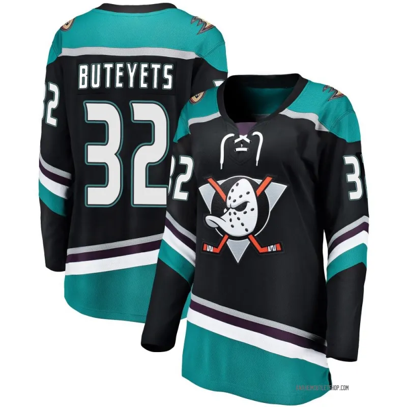 Black Women's Vyacheslav Buteyets Breakaway Anaheim Ducks Alternate Jersey