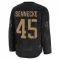 Black Youth Beckett Sennecke Premium Anaheim Ducks 2024 Military Appreciation Practice Jersey