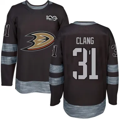 Black Youth Calle Clang Authentic Anaheim Ducks 1917-2017 100th Anniversary Jersey