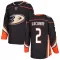 Black Youth Jackson LaCombe Authentic Anaheim Ducks Home Jersey