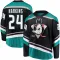 Black Youth Jansen Harkins Breakaway Anaheim Ducks Alternate Jersey