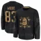Black Youth Jaxsen Wiebe Premium Anaheim Ducks 2024 Military Appreciation Practice Jersey