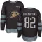 Black Youth Jeremie Biakabutuka Authentic Anaheim Ducks 1917-2017 100th Anniversary Jersey