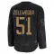 Black Youth Olen Zellweger Premium Anaheim Ducks 2024 Military Appreciation Practice Jersey