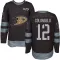 Black Youth Sam Colangelo Authentic Anaheim Ducks 1917-2017 100th Anniversary Jersey