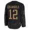 Black Youth Sam Colangelo Premium Anaheim Ducks 2024 Military Appreciation Practice Jersey