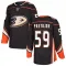 Black Youth Sasha Pastujov Authentic Anaheim Ducks Home Jersey