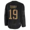 Black Youth Troy Terry Premium Anaheim Ducks 2024 Military Appreciation Practice Jersey