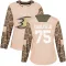 Camo Women's Judd Caulfield Authentic Anaheim Ducks Veterans Day Practice Jersey
