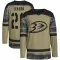 Camo Youth Brett Leason Authentic Anaheim Ducks Military Appreciation Practice Jersey