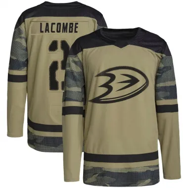Camo Youth Jackson LaCombe Authentic Anaheim Ducks Military Appreciation Practice Jersey