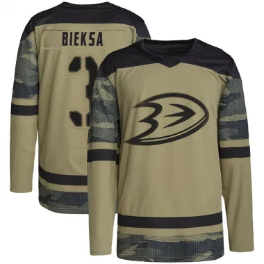 Camo Youth Kevin Bieksa Authentic Anaheim Ducks Military Appreciation Practice Jersey