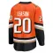 Orange Men's Brett Leason Breakaway Anaheim Ducks Home Jersey