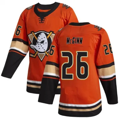 Orange Men's Brock McGinn Authentic Anaheim Ducks Alternate Jersey